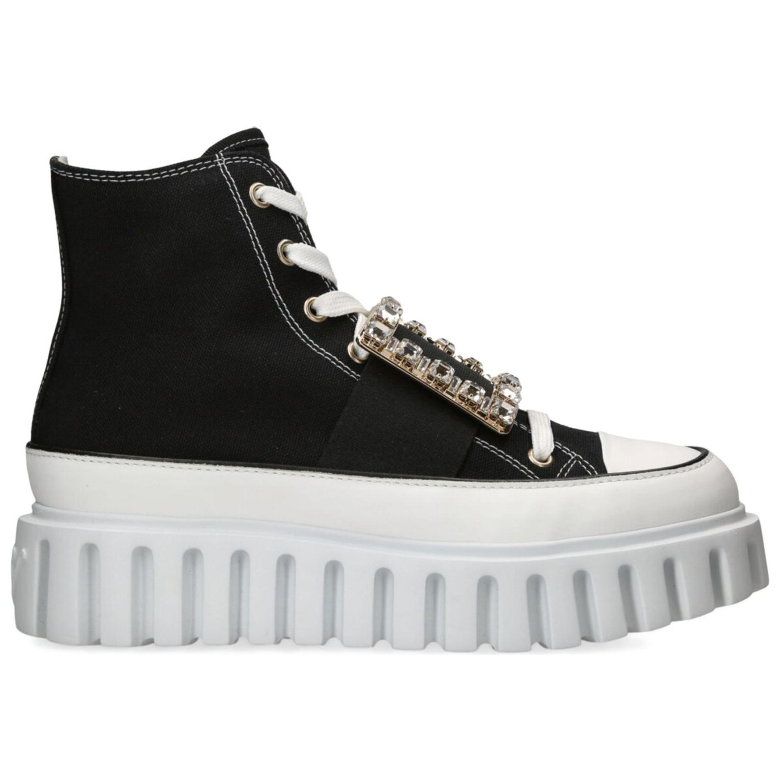 (W) Roger Vivier High-Top Canvas 'Black CMFT' 圖 2