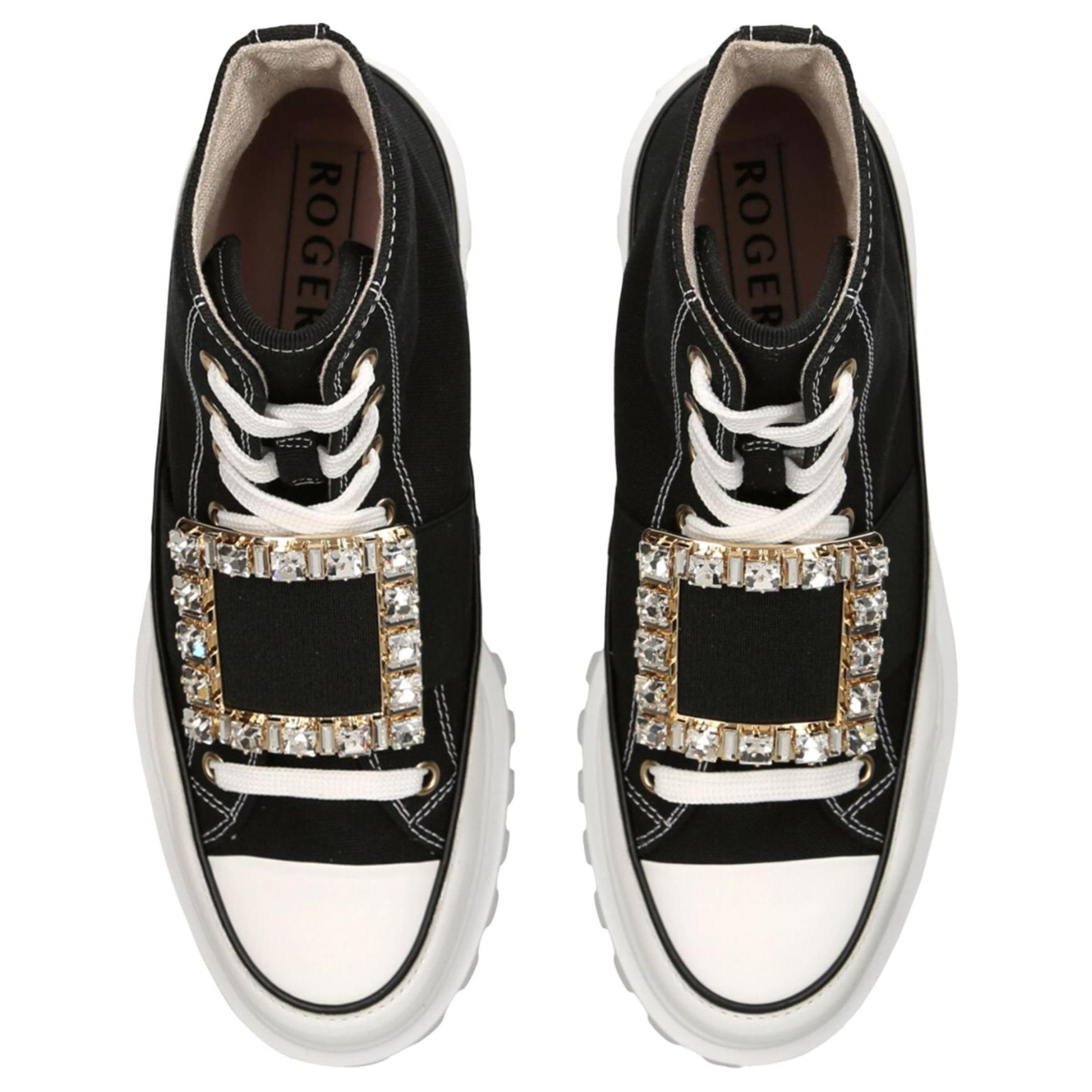 (W) Roger Vivier High-Top Canvas 'Black CMFT' 圖 3