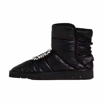 (W) Roger Vivier High-Top Slip-On Booties 'Black'