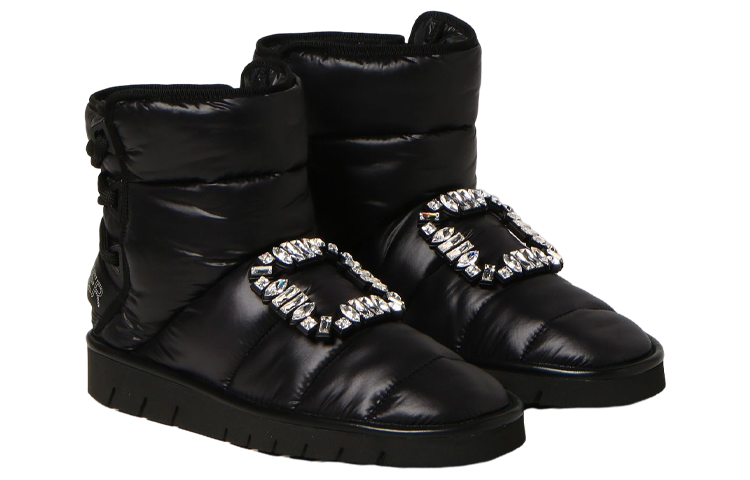 (W) Roger Vivier High-Top Slip-On Booties 'Black' 圖 2