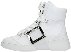 (Women) Roger Vivier High-Top Sneaker 'White Leather' RVW54226840JUSB001 (Women) Roger Vivier High-Top Sneaker 'White Leather' RVW54226840JUSB001