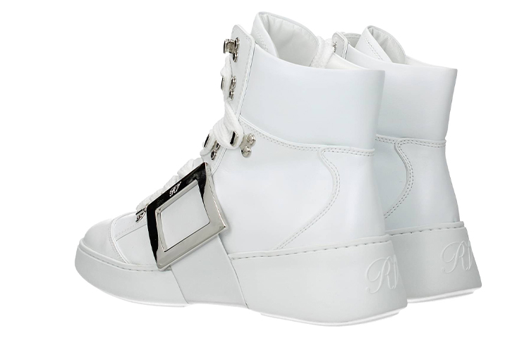 Lookbook (Women) Roger Vivier High-Top Sneaker 'White Leather' RVW54226840JUSB001
