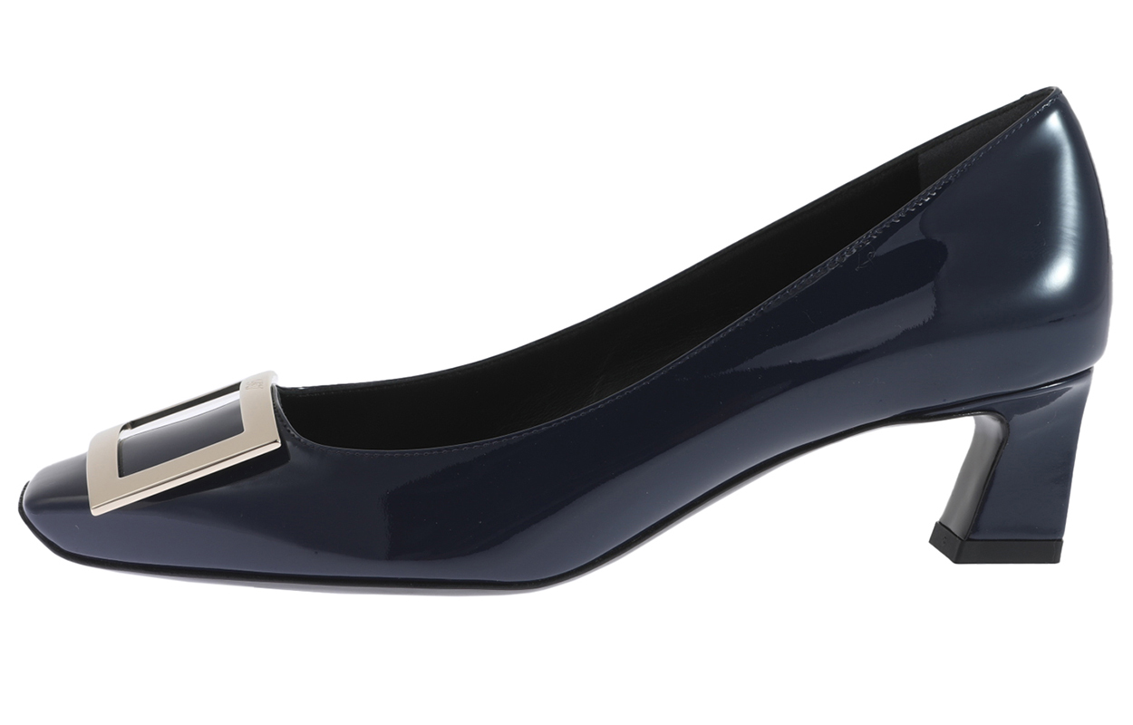 (W) Roger Vivier High Heels 'Blue Metallic Décor'