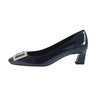 (W) Roger Vivier High Heels 'Blue Metallic Décor'