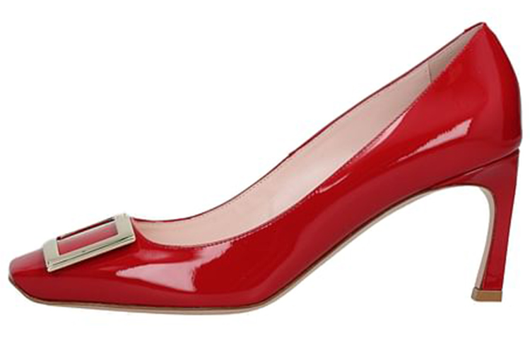 (W) Roger Vivier High Heels 'Ruby Red'