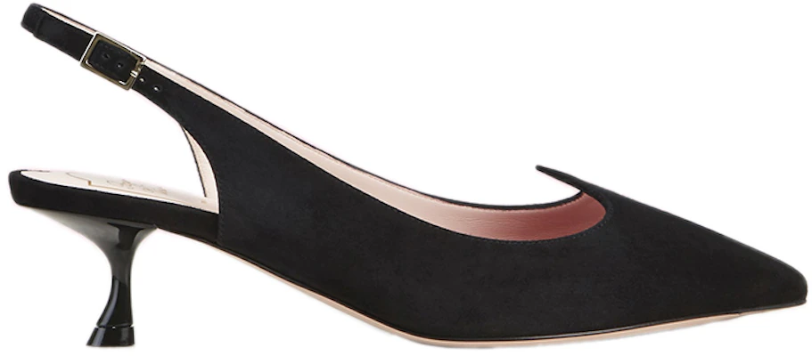 (Women) Roger Vivier I Love Vivier 'Elegant Black Slingback' RVW54328030HR0B999 Order (Women) Roger Vivier I Love Vivier 'Elegant Black Slingback' RVW54328030HR0B999