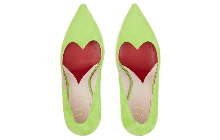(W) Roger Vivier I Love Vivier High Heels 'Elegant Green' 圖 4