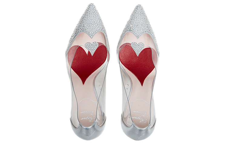 (W) Roger Vivier I Love Vivier PVC High Heels 'Silver Crystal' 圖 4