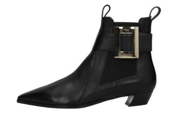 (Women) Roger Vivier Leather Ankle Boot 2.5cm 'Comfort Casual Black' RVW54925220PR8B999