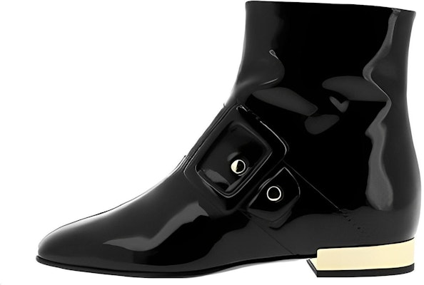 (Women) Roger Vivier Leather Ankle Boot 'Black Minimalist Fashion' RVW46922460D1PB999 Buy (Women) Roger Vivier Leather Ankle Boot 'Black Minimalist Fashion' RVW46922460D1PB999