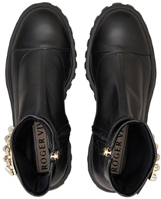 (Women) Roger Vivier Leather Ankle Boot 'Crystal Buckle Black' RVW64633870E4JB999 Shop (Women) Roger Vivier Leather Ankle Boot 'Crystal Buckle Black' RVW64633870E4JB999