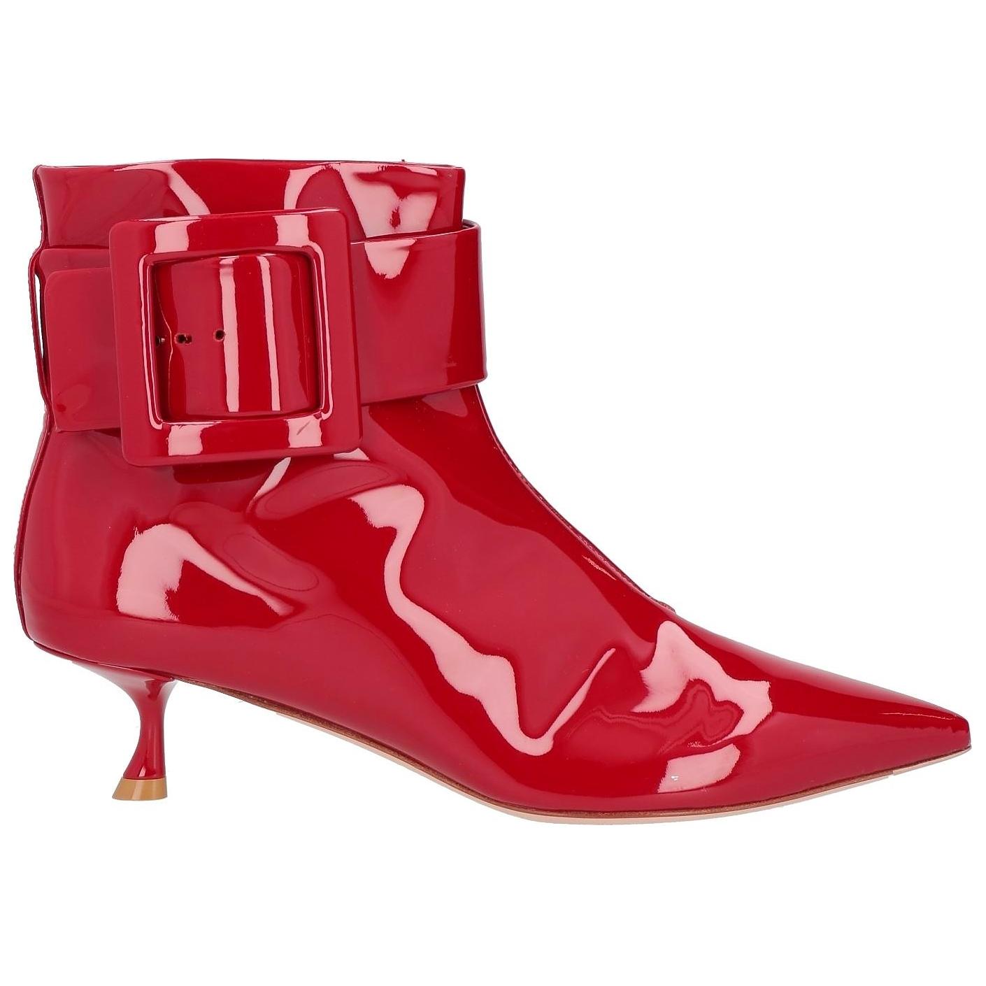 (W) Roger Vivier Leather Ankle Boots 'Red Fashion' 圖 2