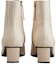 Shop (Women) Roger Vivier Leather Ankle Boots 'White Metal Buckle' RVW00630330TFSC019