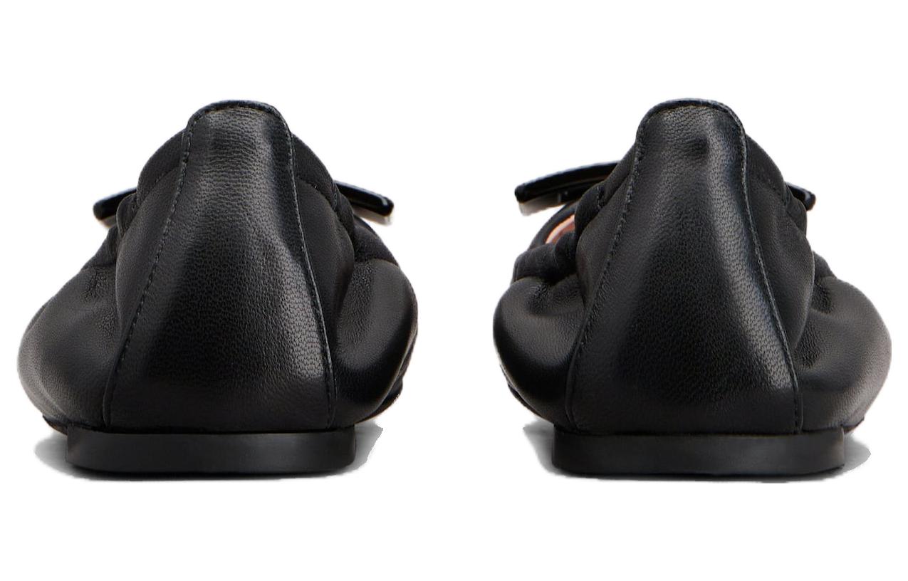 (W) Roger Vivier Leather Black 'Simple CMFT Casual' 圖 4