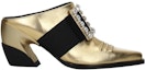 Order (W) Roger Vivier Tumit Blok Kulit 'Emas' RVW55228870KACG211