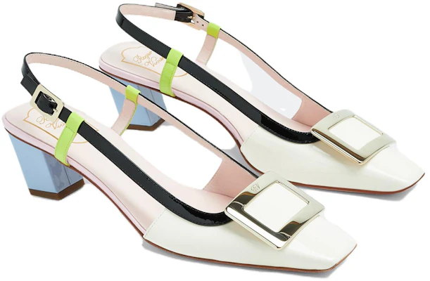 (Women) Roger Vivier Leather Buckle Block Heel 'Multicolor' RVW00625600D1P4O87 Shop (Women) Roger Vivier Leather Buckle Block Heel 'Multicolor' RVW00625600D1P4O87