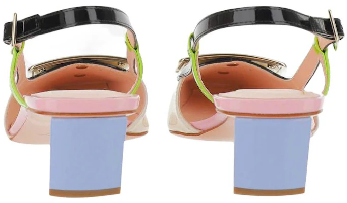 (Women) Roger Vivier Leather Buckle Block Heel 'Multicolor' RVW00625600D1P4O87 Details for (Women) Roger Vivier Leather Buckle Block Heel 'Multicolor' RVW00625600D1P4O87