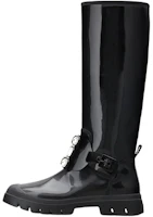 (Women) Roger Vivier Leather Buckle High-Top Boots 'Black' RVW628320101UJB999 (Women) Roger Vivier Leather Buckle High-Top Boots 'Black' RVW628320101UJB999