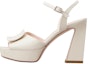 Buy (Women) Roger Vivier Leather Buckle Platform 'Fashion Sandal Beige' RVW69935110BSSC019