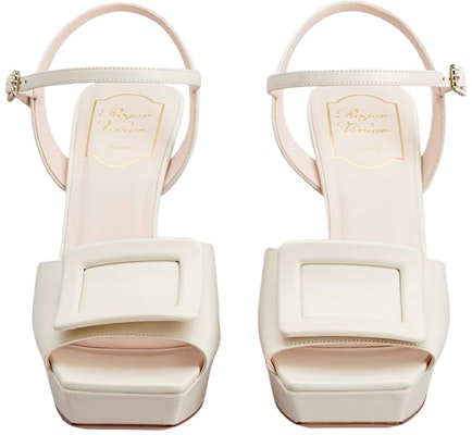 (Women) Roger Vivier Leather Buckle Platform 'Fashion Sandal Beige' RVW69935110BSSC019 Lookbook (Women) Roger Vivier Leather Buckle Platform 'Fashion Sandal Beige' RVW69935110BSSC019