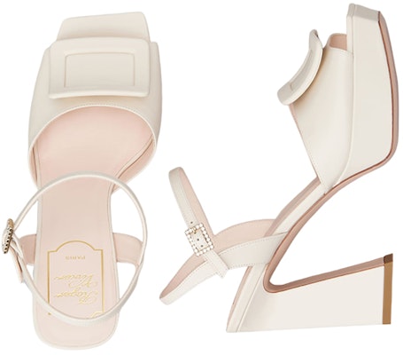 (Women) Roger Vivier Leather Buckle Platform 'Fashion Sandal Beige' RVW69935110BSSC019 Shop (Women) Roger Vivier Leather Buckle Platform 'Fashion Sandal Beige' RVW69935110BSSC019