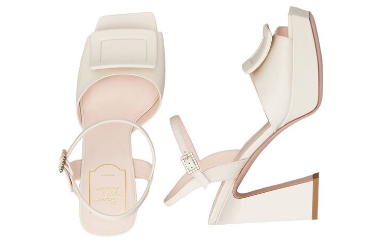 Shop (W) Sandales à Plateforme Roger Vivier Boucle Cuir ''Beige Mode'' RVW69935110BSSC019