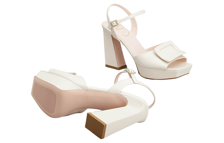 Details for (W) Sandales à Plateforme Roger Vivier Boucle Cuir ''Beige Mode'' RVW69935110BSSC019