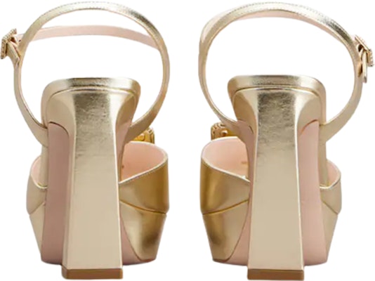(Women) Roger Vivier Leather Buckle Sandals 'Gold' RVW69935110KACG005 Shop (Women) Roger Vivier Leather Buckle Sandals 'Gold' RVW69935110KACG005