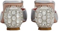 Shop (W) Sandal Fesyen Kulit Roger Vivier 6.5cm 'Hiasan Kristal Perak' RVW68534130KACB200