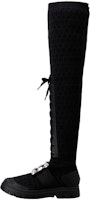 (Women) Roger Vivier Leather High-Top Boots with Crystal Buckle 'Black' RVW62833680ERIB999 (Women) Roger Vivier Leather High-Top Boots with Crystal Buckle 'Black' RVW62833680ERIB999