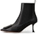 (W) Roger Vivier But Chelsea Tumit Tinggi Kulit 'Hitam' RVW61833900TFSB999