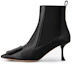 Buy (W) Bottes Chelsea à Talons Hauts en Cuir Noir Roger Vivier RVW61833900TFSB999