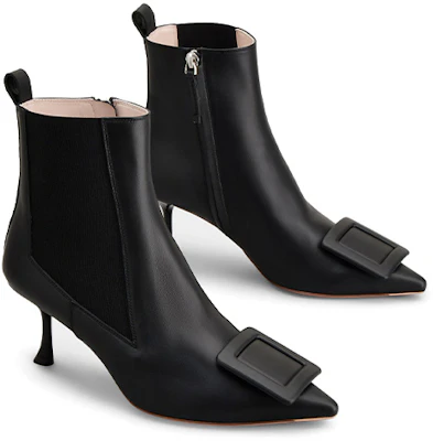 (W) Bottes Chelsea à Talons Hauts en Cuir Noir Roger Vivier RVW61833900TFSB999 Order (W) Bottes Chelsea à Talons Hauts en Cuir Noir Roger Vivier RVW61833900TFSB999