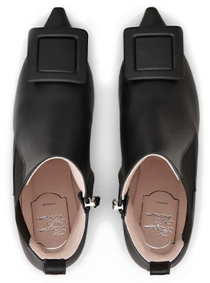 (Women) Roger Vivier Leather High Heel Ankle Chelsea Boots 'Black' RVW61833900TFSB999 Lookbook (Women) Roger Vivier Leather High Heel Ankle Chelsea Boots 'Black' RVW61833900TFSB999