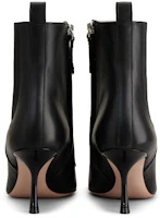 Shop (W) Roger Vivier Sepatu Boot Chelsea Hak Tinggi Kulit 'Hitam' RVW61833900TFSB999