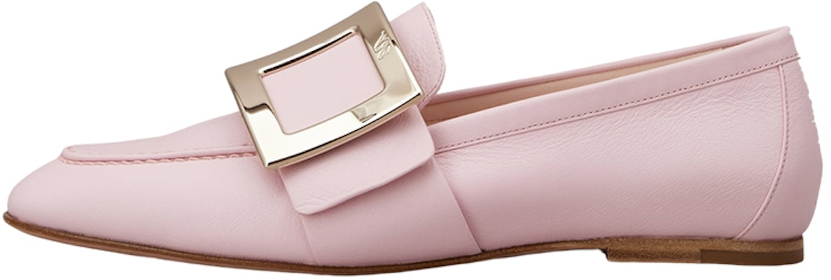 (Women) Roger Vivier Leather Loafers 'Pink Metal Buckle' RVW63431270BSSM427 Buy (Women) Roger Vivier Leather Loafers 'Pink Metal Buckle' RVW63431270BSSM427