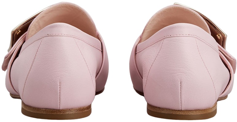 Roger Vivier羅杰维维亚 皮革 金屬扣 套穿 樂福鞋 女款 粉色 Shop Roger Vivier羅杰维维亚 皮革 金屬扣 套穿 樂福鞋 女款 粉色