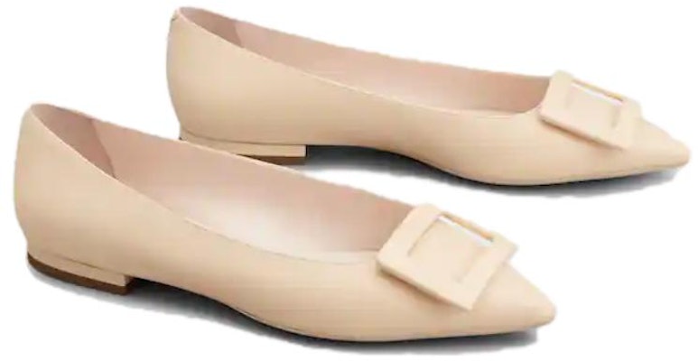(Women) Roger Vivier Leather Pointed Toe Slip-On 'Beige' RVW57527920NK0C217 Lookbook (Women) Roger Vivier Leather Pointed Toe Slip-On 'Beige' RVW57527920NK0C217