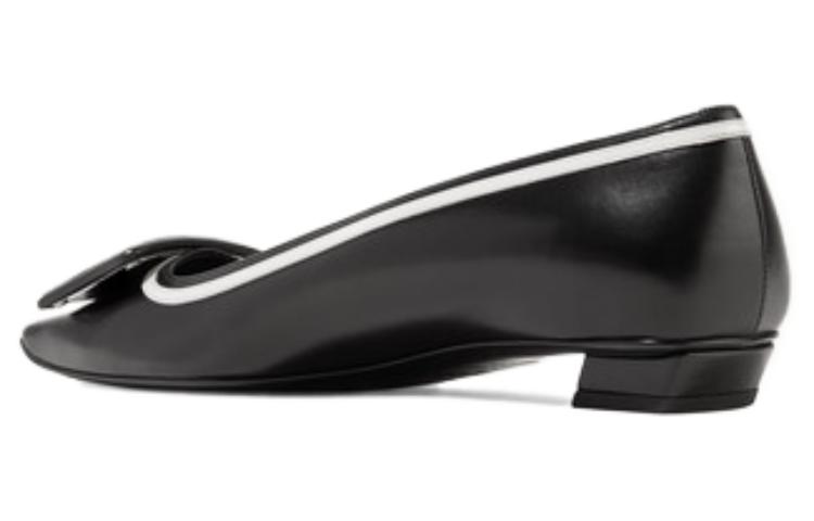 (W) Roger Vivier Leather Pointed Toe Sneaker 'Black Casual' 圖 3