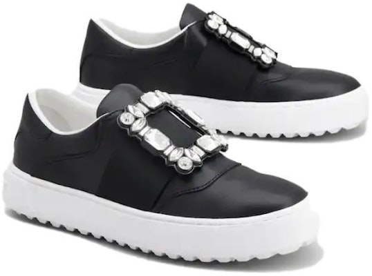 (Women) Roger Vivier Leather Round Toe Low Top Sneaker 'Versatile Comfort Black' RVW68734610JUSB999 Lookbook (Women) Roger Vivier Leather Round Toe Low Top Sneaker 'Versatile Comfort Black' RVW68734610JUSB999