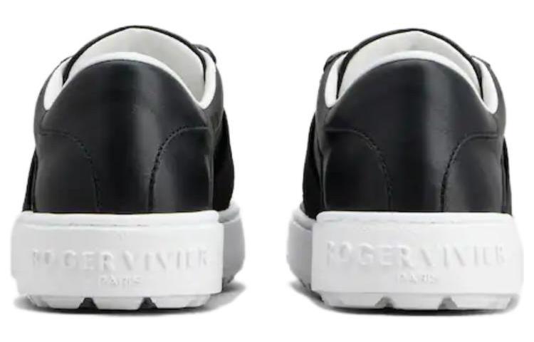 Purchase (Women) Roger Vivier Leather Round Toe Low Top Sneaker 'Versatile Comfort Black' RVW68734610JUSB999