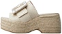 (W) Roger Vivier Kulit Tumit Bulat Platform 'Beige' RVW61931050NK0C019