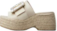 Buy (Women) Roger Vivier Leather Round Toe Platform 'Beige' RVW61931050NK0C019