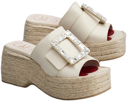 (Women) Roger Vivier Leather Round Toe Platform 'Beige' RVW61931050NK0C019 Lookbook (Women) Roger Vivier Leather Round Toe Platform 'Beige' RVW61931050NK0C019