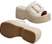 Shop (W) Roger Vivier Kulit Tumit Bulat Platform 'Beige' RVW61931050NK0C019