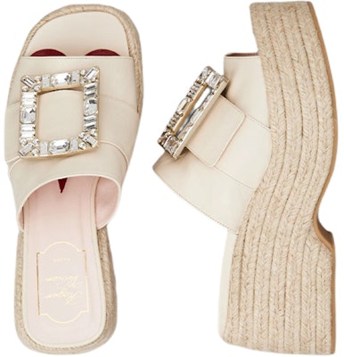 (Women) Roger Vivier Leather Round Toe Platform 'Beige' RVW61931050NK0C019 Purchase (Women) Roger Vivier Leather Round Toe Platform 'Beige' RVW61931050NK0C019