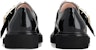 (W) Roger Vivier Kulit Slip-On Tumit Blok Hujung Bulat 'Hitam' RVW54835700D1PB999