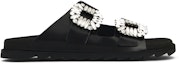 Order (W) Selipar Kulit Roger Vivier 'Fesyen Kasual Hitam Mudah' RVW45818820BSSB999