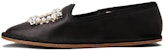(W) Roger Vivier Kasut Kulit Slip-On Rata 'Hitam' RVW7013495091TB999