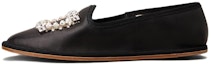 Buy (W) Roger Vivier Kasut Kulit Slip-On Rata 'Hitam' RVW7013495091TB999